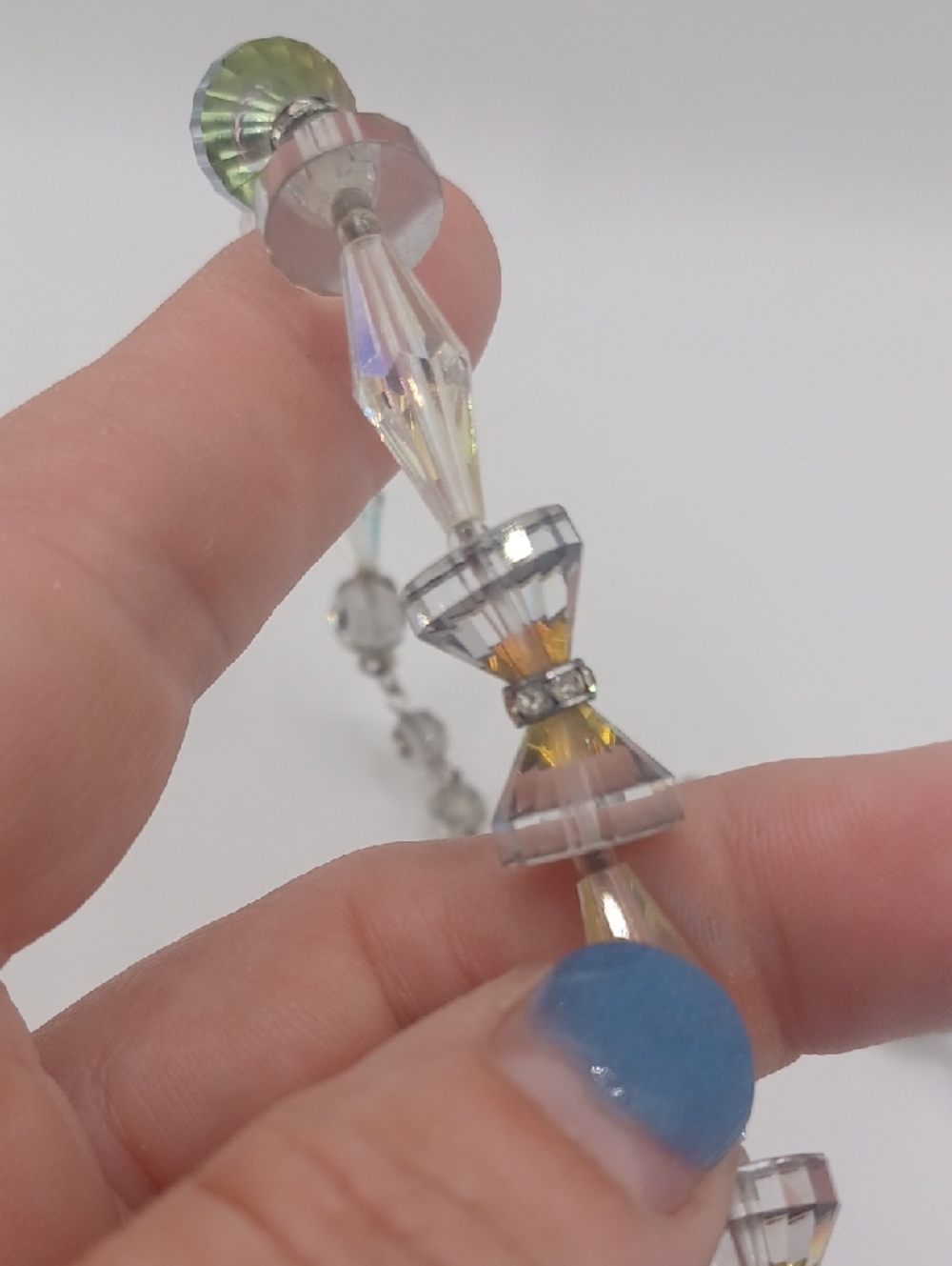 Vendome Crystal Half Cone and Bicone Choker Necklace - Picture 7 of 8